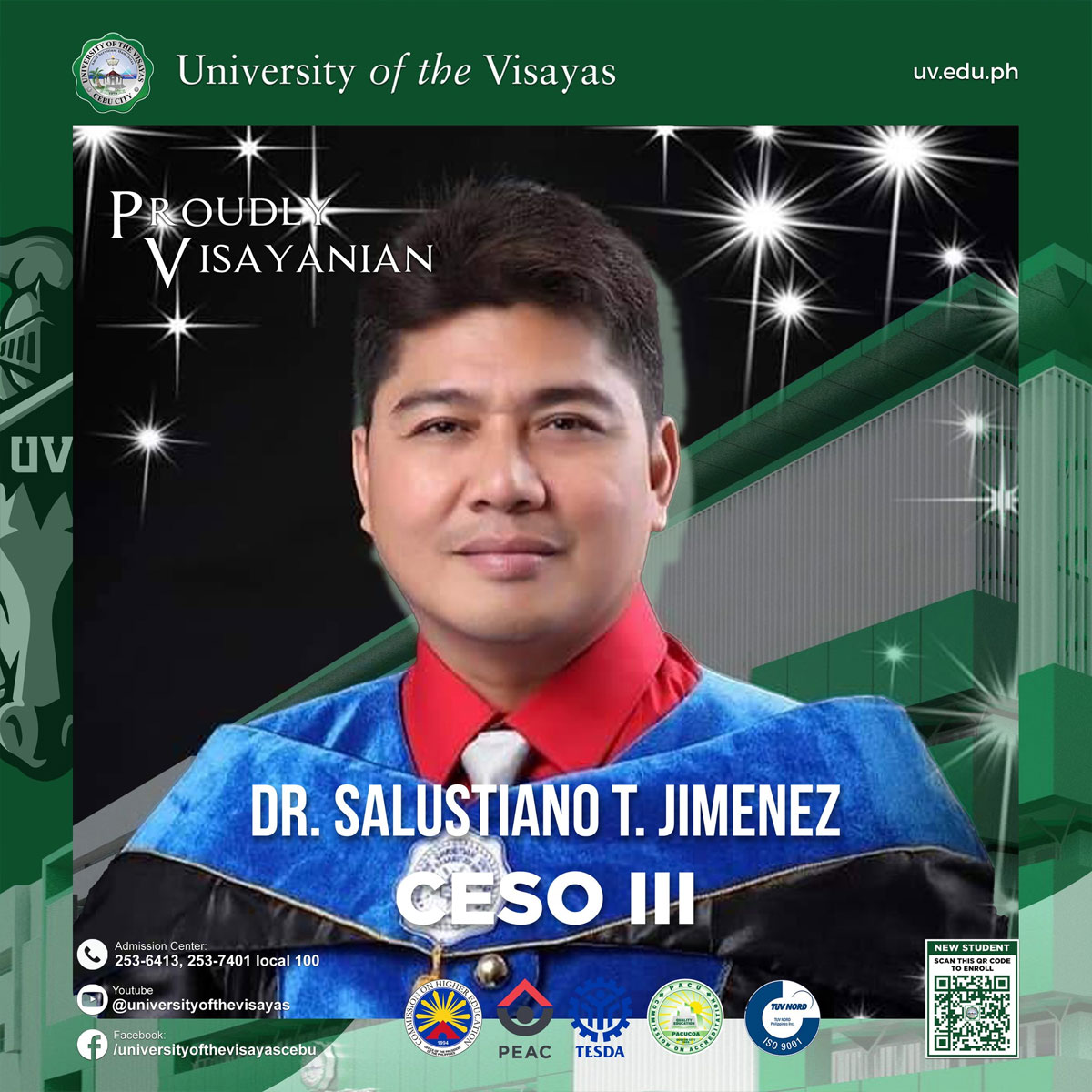UV Alumni Association President promoted to CESO III