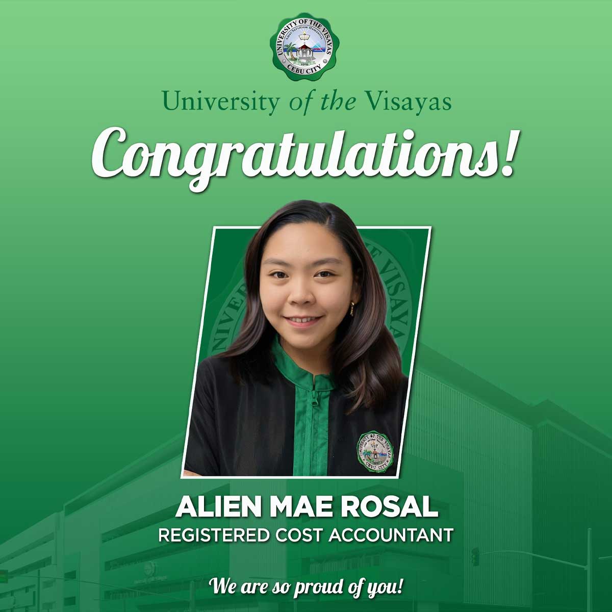 UV Celebrates New Certified Bookkeepers and Registered Cost Accountants from CBA