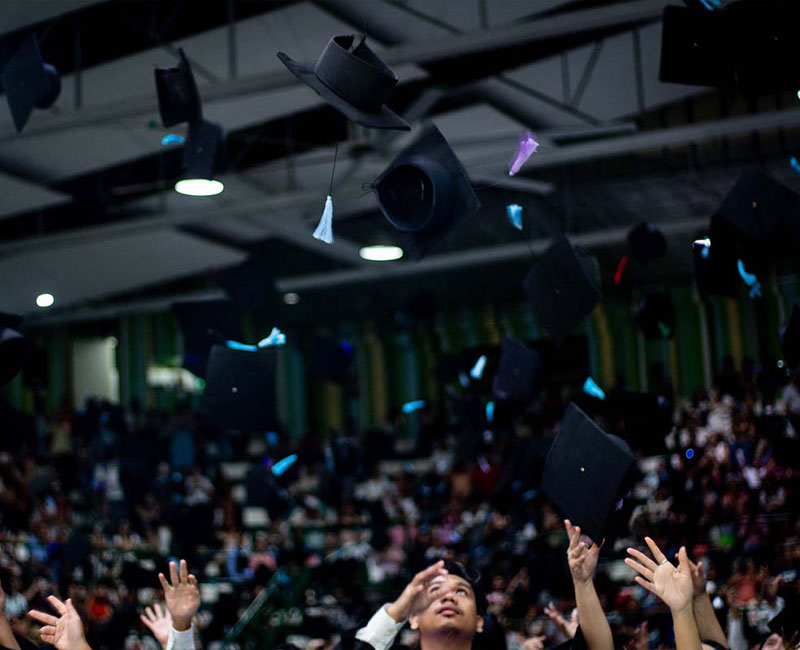 FOUR COLLEGES HOLD JOINT GRADUATION RITES | Distribute official TOR, Diploma