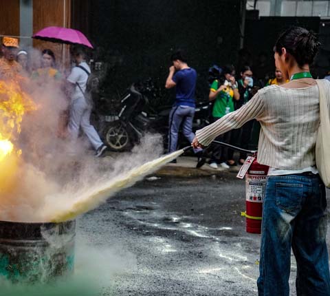 UV, Pari-an Fire Station Conduct Fire Safety Lecture and Drill